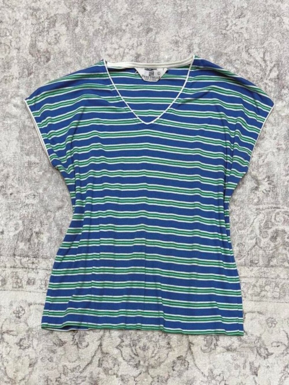 90s retro striped shirt by Sweetbriar